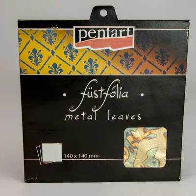 Blattmetall 14x14cm V02 dekorativen Vergoldung 2488 Deko