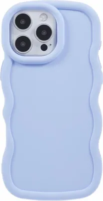 Immagine prodotto di Custodia per Apple iPhone 16 Pro - Cover posteriore in silicone Phonesta Wavy - Viola