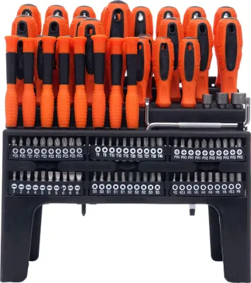 Produktbild von Kraft&Dele KD10957 Schraubendreher- und Bit-Set 100-teilig - Aktion