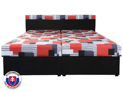 Obrázek produktu pro MOB, Manželská postel 160 cm - Carmella (s pružinovou matrací)