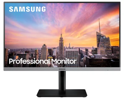 Produktbild von Samsung LS24R652FDU, 60,5 cm (23.8"), 1920 x 1080 Pixel, Full HD, LED, 5 ms, Schwarz
