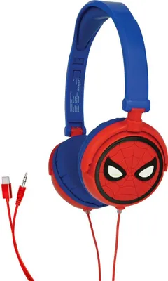 Immagine prodotto di SpiderMan Cuffia stereo a filo pieghevole con limitazione sicura del volume