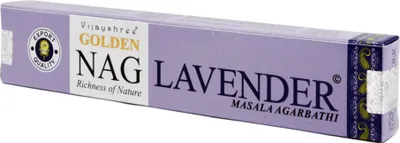 Produktbild von Golden Nag Räucherstäbchen Lavendel Lavender 1x15g Duftmischung