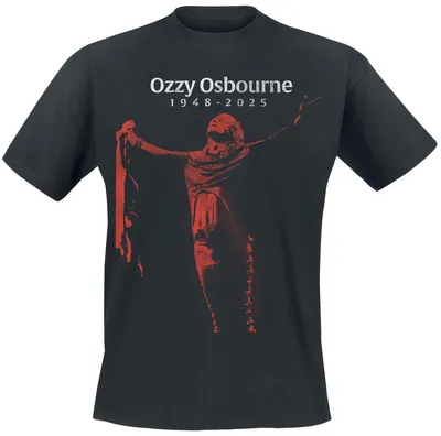 Produktbild von Ozzy Osbourne T-Shirt Herren Tribute schwarz M