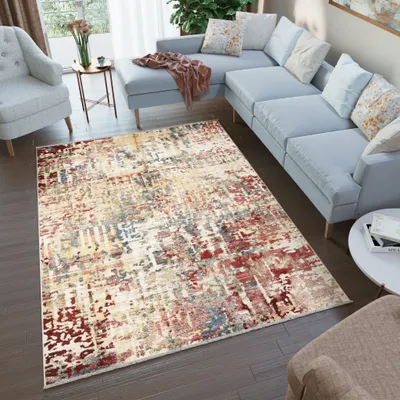 Produktbild von Tapiso Teppich RIVIOLI Modern Design Beige Wohnzimmer 160 x 225 cm