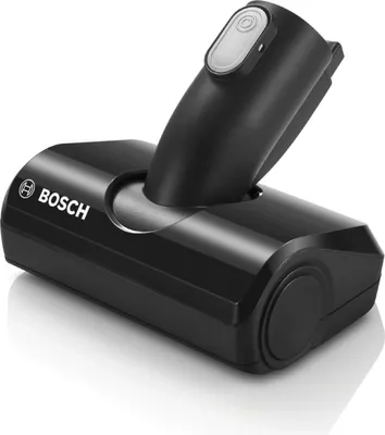 A black Bosch vacuum cleaner attachment is shown against a white background.
