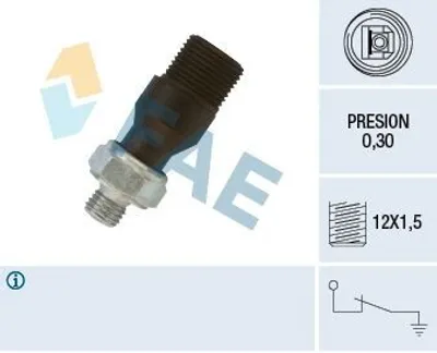 Produktbild von FAE 12580 Öldruckschalter Öldrucksensor