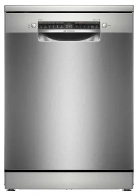 Produktbild von Bosch Serie 4 SMS4HKI07E, Freistehend, Standardgröße (60 cm), Edelstahl, Edelstahl, Berührung, 1,75 m