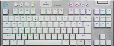 Obrázek produktu pro Logitech G G915 X - Klvesnice - LIGHTSPEED - TKL - Podsvcen - Bezdrtov - Bluetooth 5.0, 2,4 GHz, USB - QWERTY - US International - Klvesy: GL Tactile - ern (920-012737)