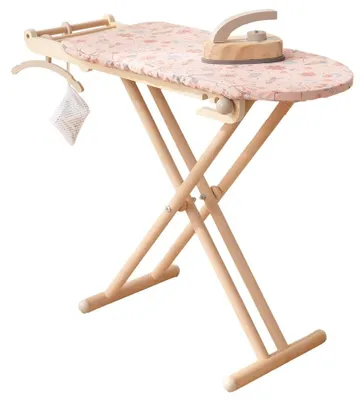 Produktbild von Faltbares Holz-Bügelbrett mit Zubehör für Kinder