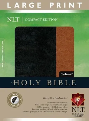 Produktbild von Large Print Compact Bible-NLT