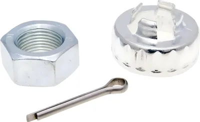 Image de Jeu d'écrous pour arbre de roue, y compris écrou à créneaux, goupille fendue pour Piaggio, Vespa