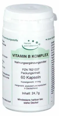 Obrázek produktu pro Hannes, vitamínový komplex B, kapsle, 60 kusů