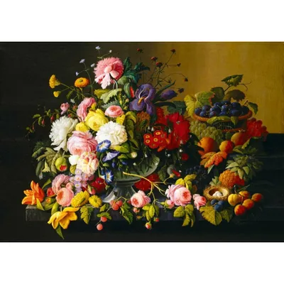 Immagine prodotto di BLUEBIRD puzzle natura morta con fiori e frutta 1000 pezzi