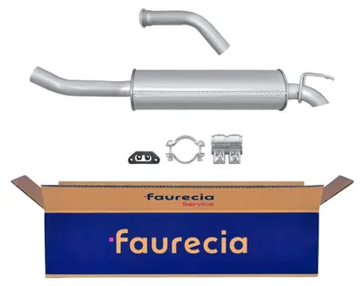 Productafbeelding van HELLA 8LD 366 034-041 Achterdemper voor RENAULT 21 (B48), uitlaat