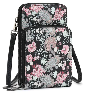 Imagen del producto de Bolsa para teléfono móvil de la marca TANTOMI, tipo bandolera, para mujer, con protección RFID
