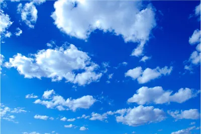 Produktbild von Fototapete Himmel - Vliestapete - Bildtapete UV-beständig Wolken blau Motiv Wandtapete geruchsfrei
