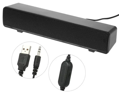 Immagine prodotto di V-196 Altoparlanti per PC - Soundbar - Alimentazione USB - Audio USB - Stereo 2.0 - Per PC/laptop - Nero