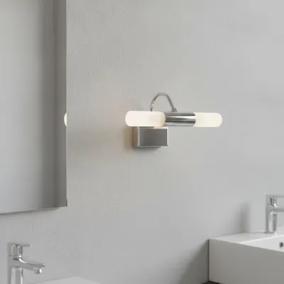Productafbeelding van Wandlamp Dritto chroom, AI-gegenereerde afbeelding