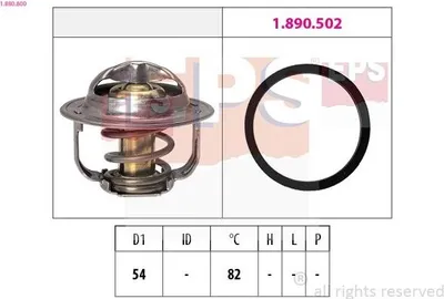 Produktbild von EPS Thermostat Kühlmittel 82°C für OPEL ZAFIRA B (A05) INSIGNIA Caravan Astra G CC (T98) Zafira A (T98) Vectra C Caravan (Z02)