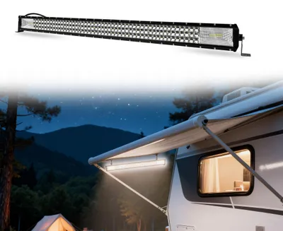 Produktbild von UISEBRT 540W LED Zusatzscheinwerfer für Auto und Offroad, IP67 wasserdicht, Arbeitslichtbar als Nebelscheinwerfer für Gelände und Fahrzeuge