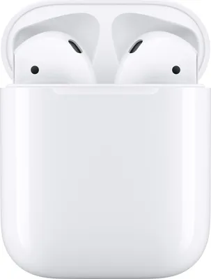 Produktbild von Apple AirPods (2. Generation) Drahtlose Ohrhörer Weiß mit Ladecase