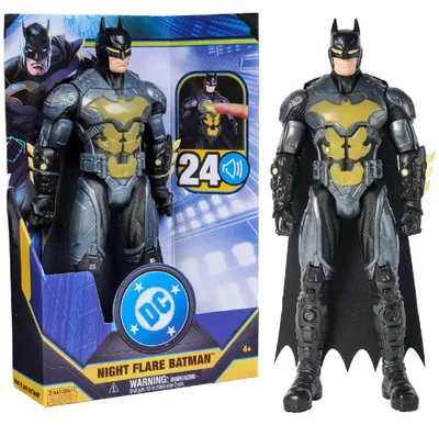 Zdjęcie produktu dla DC Comics BAT FGR 12inLightsAndSounds Batman GML, 4 lat(a), Czarny