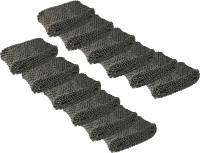 Produktbild von vhbw 12x Filter kompatibel mit Philips HU4813, HU4811, HU4811/10, HU4803, HU4803/01, HU4801, HU4801/01 Luftbefeuchter - Luftfilter, Vliesfilter, Grau