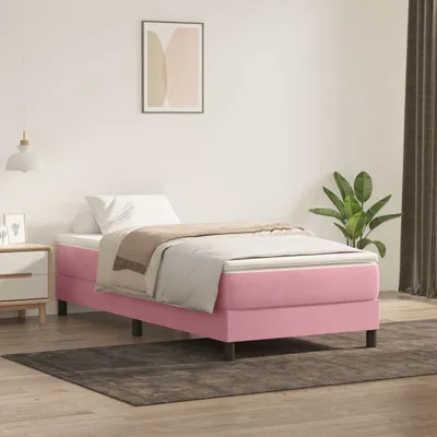 Produktbild von Maison Exclusive - Boxspringbett ohne Matratze Rosa 100x220 cm Samt