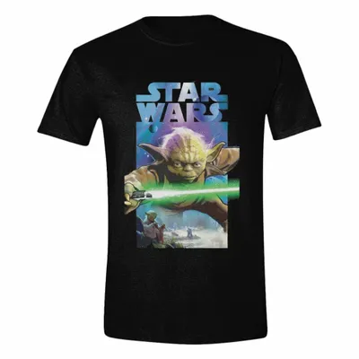 Produktbild von Star Wars T-Shirt Yoda Poster Größe M