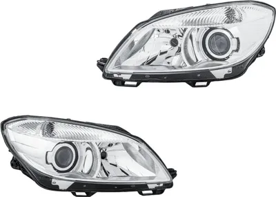 Produktbild von Hauptscheinwerfer-Set 12 V W5W H7/H7 PY21W DE Halogen FF HELLA für u.a. SKODA