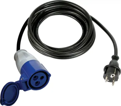 Image de Câble Adaptateur Fiche Schuko Vers Prise Cee - 3 M