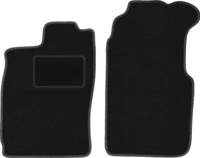 Immagine prodotto di Wielganizator tappetini auto velours anteriori adatto per Saab 900 II (1994-1995, cabriolet) neri, set 2 pz, con fissaggi
