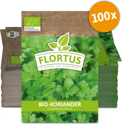 Produktbild von Koriander (100 Tütchen) |  Koriandersamen von FLORTUS