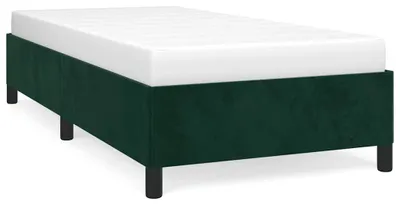 Obrázok produktu pre vidaXL Rám postele bez matraca tmavozelený 80x200 cm zamat