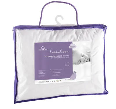 Produktbild von Träumeland EinziehdeckenSET KUSCHELTRAUM, Decke 80 x 80 cm + Flachkissen 35 x 40 cm