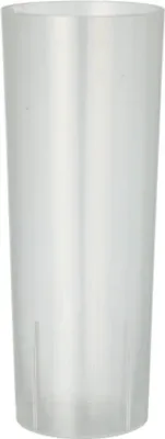 Zdjęcie produktu dla 10 szklanek do long drinków, PP 0,3 l Ø 5,85 cm - 15,2 cm przezroczyste, nietłukące