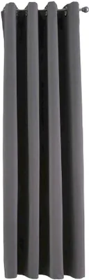 Immagine prodotto di Tenda oscurante grigio scuro Unyqoos® – 230 g/m² di poliestere, blocca fino all'80% della luce, isolante acustico e termico, con passanti