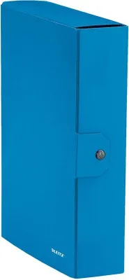 Produktbild von Leitz WOW Projektmappe für DIN A4, aus Karton, Blau, 350x250x80 mm