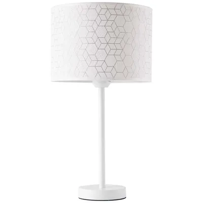 Produktbild von Brilliant Tischleuchte Galance Weiß Ø25cm max. 40W E27 mit Schalter