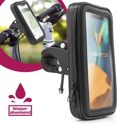 Produktbild von Halterung Halter Fahrrad Motorrad Lenker Handy Smartphone Navigation Größe L