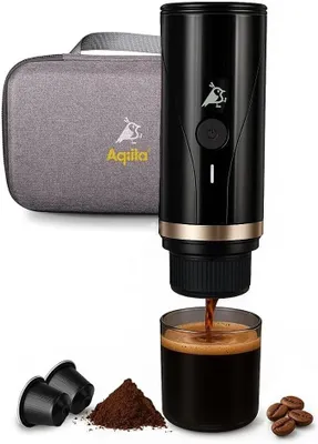 Produktbild von Aqiila Coffeebird, Schwarz, Kaffeekapsel, Gemahlener Kaffee, 20 bar, 0,08 l, 273 mm, 98 mm