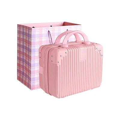 Produktbild von Deluxe Schulset für Mädchen 3.–9. Klasse, 50+ tlg. Schrein Geschenkbox mit Federmäppchen, Aufklebern & Tragekoffer