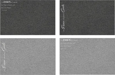 Produktbild von 4 Stück Tischsets Filz in 2 Farben mit 2 verschiedenen Sprüchen