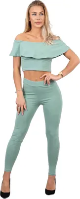 Immagine prodotto di Set con volant color menta scuro