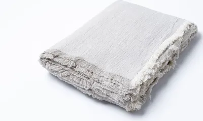 Zdjęcie produktu dla Koc z frędzlami, naturalny/ow, 150x200