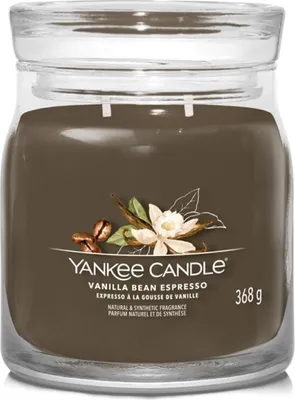 Produktbild von Yankee Candle Vanilla Bean Espresso, Rund, Braun, Kaffee, Vanille, 50 h, 1 Stück(e)
