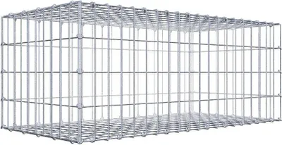 Produktbild von Gabione 100 cm x 40 cm x 50 cm (L x H x T), Maschenweite 5 cm x 10 cm, C-Ring