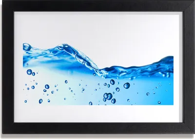 Produktbild von Bild 30x20 MDF-Rahmen Wandkunst Wasser-Kunst