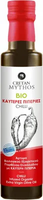 Zdjęcie produktu dla Cretan Mythos oliwa extra virgin aromatyzowana chili 250ml